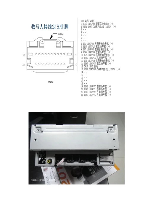 jeepDVD机接线定义拆机图说明指导书.docx