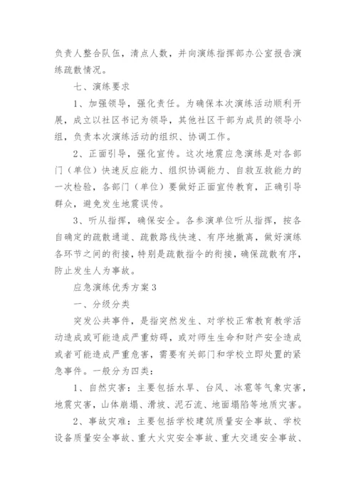 应急演练优秀方案.docx