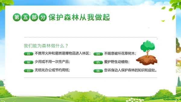世界森林日保护森林爱护地球主题班会PPT课件