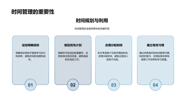 新学年规划分享PPT模板