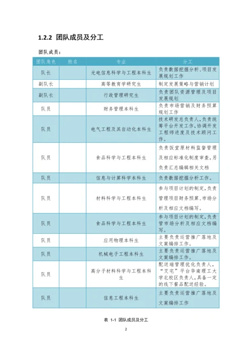 校园云餐厅创业计划书.docx