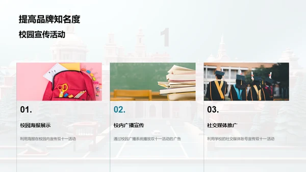 校园双十一营销策略
