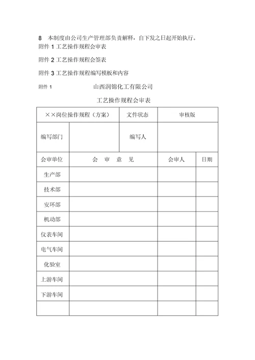 操作规程管理制度(新)