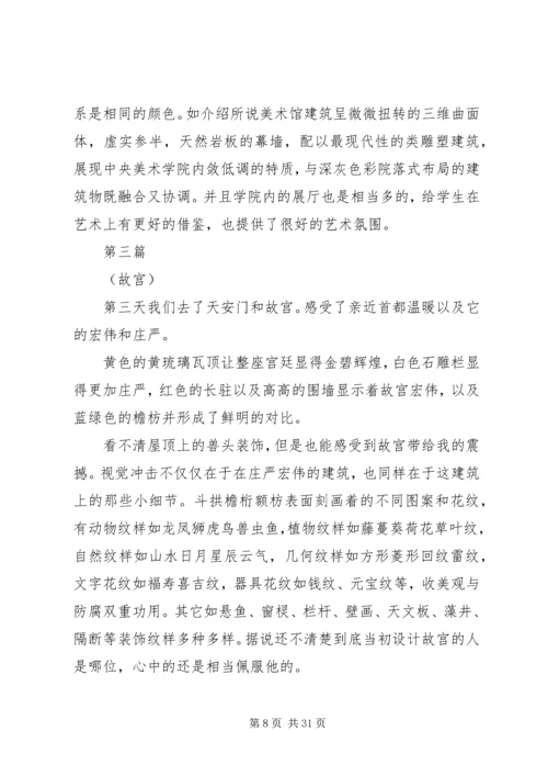 现代城市规划实地考察报告精编.docx