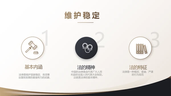 治法宪法政府法律年终工作总结汇报动态PPT