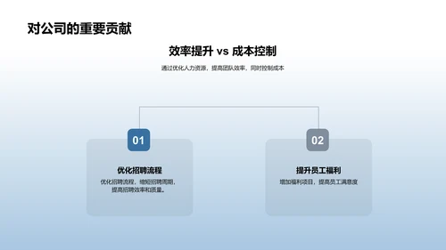 人力资源述职总结PPT模板