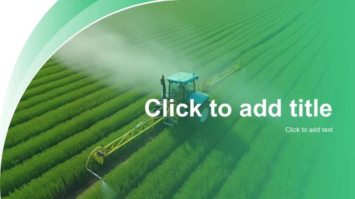 绿色商务风现代农业PPT主题