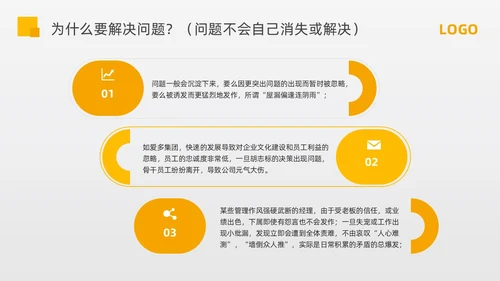 黄色简约问题分析与解决PPT模板宣传PPT动态PPT