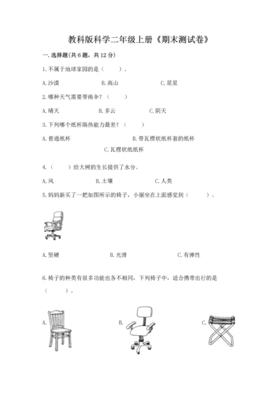 教科版科学二年级上册《期末测试卷》精品【典型题】.docx