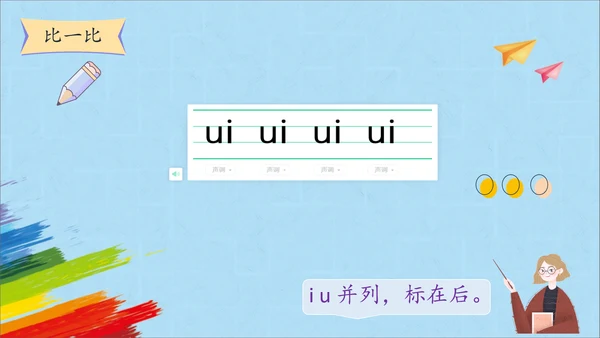 统编版语文一上汉语拼音《ao  ou  iu》 课件