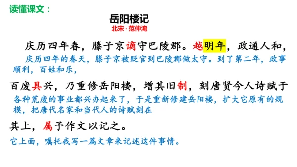 第11课《岳阳楼记》课件