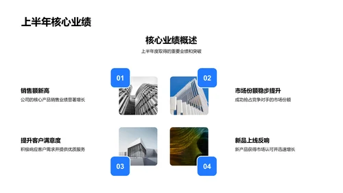 IT业绩年中报告PPT模板