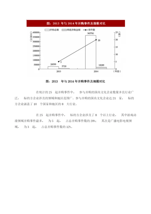 中国文化产业海外投资政策环境及重点领域分析-1.docx