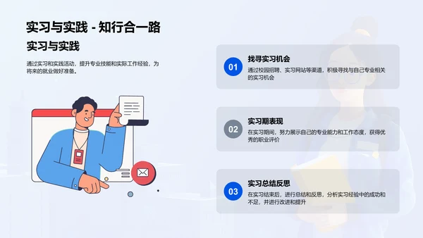 硕士生职业规划PPT模板