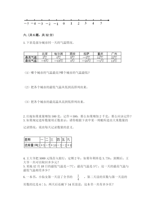 青岛版小升初数学模拟试卷有答案.docx