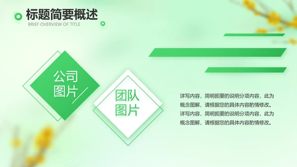 绿色清新春季旅游纪念册动态PPT模板