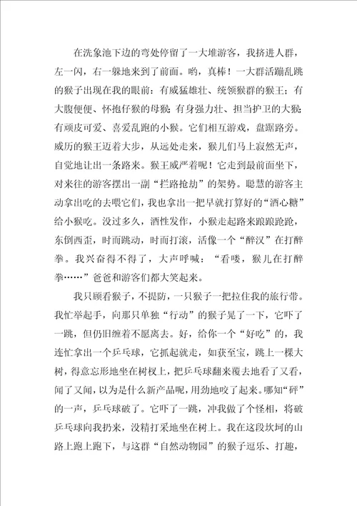 快乐五一作文通用31篇