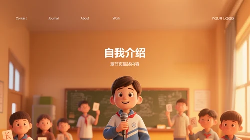 班长竞选演讲PPT模板