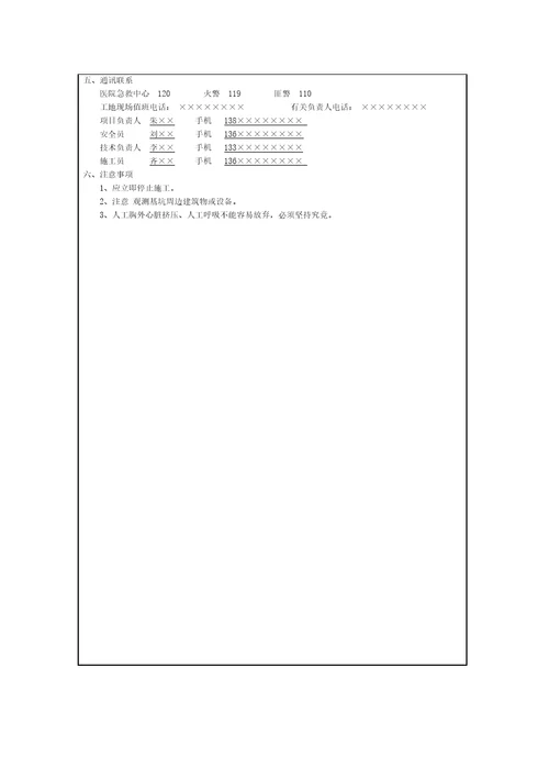 上海最新最全综合施工现场应急全新预案