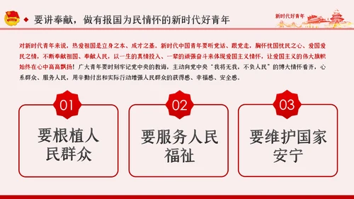 争做新时代好青年合格共青团员团课PPT模板