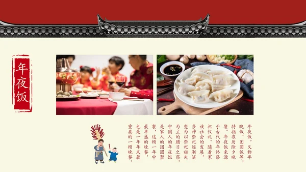 传统中国风北京记忆春节文化宣传PPT模板