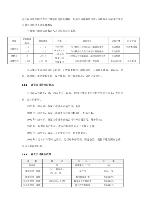 房地产股权投资专项项目尽职详细调查汇总报告.docx