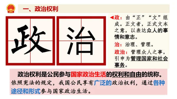 3.1公民基本权利 课件（48张PPT）