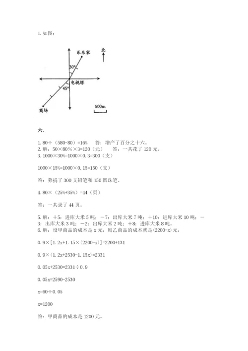 郑州外国语中学小升初数学试卷含答案（能力提升）.docx