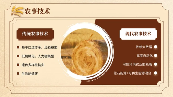 黄色中国风立秋节日学校班会