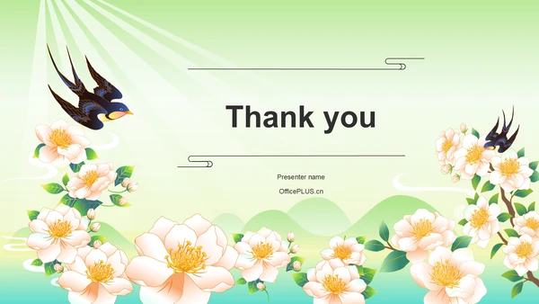 绿色国潮风二十四节气——春分PPT主题