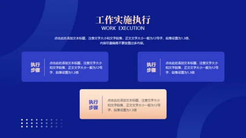 蓝金商务风工作汇报