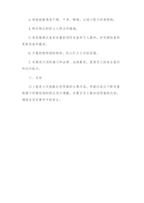 火灾疏散应急预案.docx