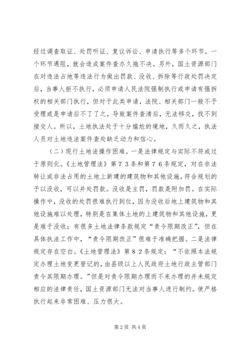 国土执法问题大调研报告.docx