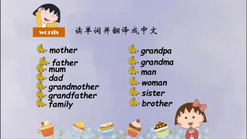 Unit 2 My family 复习课件(共22张PPT)