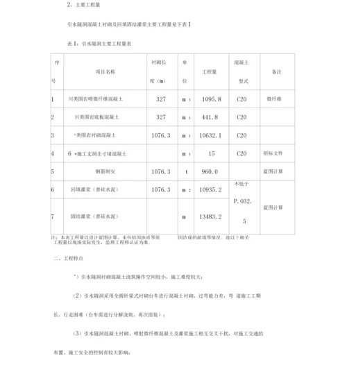 引水隧洞混凝土衬砌施工措施.docx