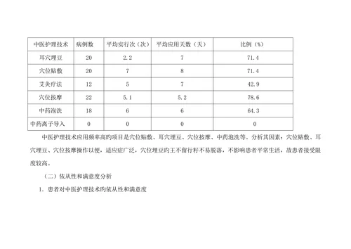 胸痹心痛病中医护理方案护理效果总结分析报告