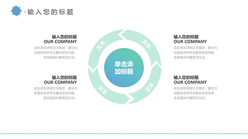 简约蓝色医疗医护卫生健康工作总结PPT模板