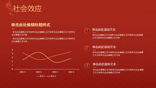 红色喜庆风春节PPT模板