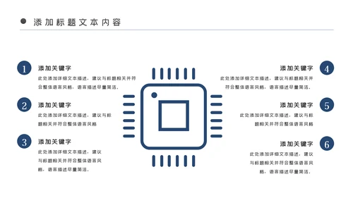 电子产品科技芯片主板工作汇报PPT模板