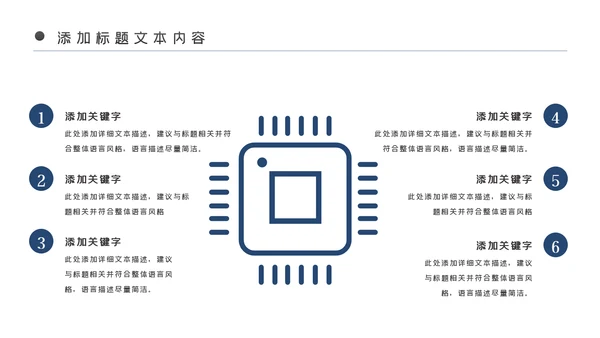 电子产品科技芯片主板工作汇报PPT模板