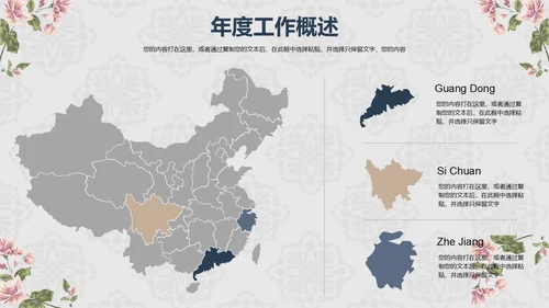 欧式花纹工作汇报通用PPT模板