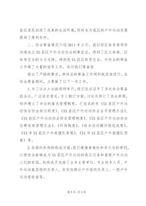 协会筹备工作报告(2).docx