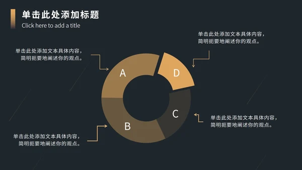 黑金流线奢华PPT模板