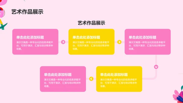 艺术广告行业活动策划PPT模板