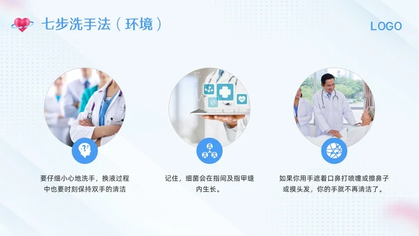 蓝色简约腹膜透析护理PPT模板宣传PPT动态PPT