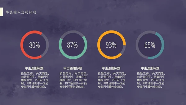 复古图案文艺工作总结通用PPT模板