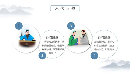 冬病夏治三伏天老中医养生PPT模板