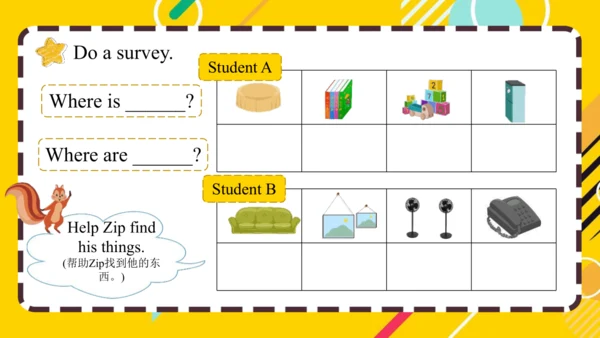 人教PEP版小学英语四年级上册期末复习 Unit 4-Unit 5 课件（共47张PPT）