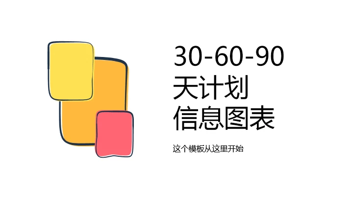 月度季度工作学习计划通用PPT图表