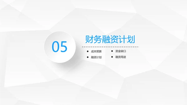 精品微立体商业项目宣传融资计划方案PPT模板